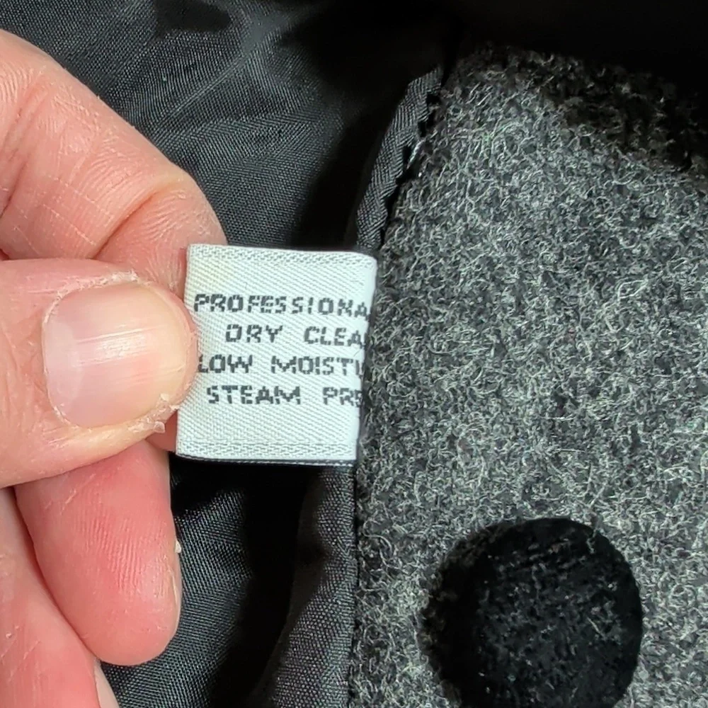 Rothschild Charcoal Coat with Black Velvet Accents